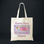 Sarah Starsleeper Slumber Party Sleepover Tragetasche<br><div class="desc">Have a "Sarah Starsleeper" Slumber Party Sleepover with all the fun gifts and accents to go with it including invitations,  throw blankets,  napkins,  t-shirts,  stickers and more!</div>