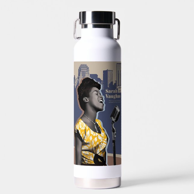 Sarah Vaughan Trinkflasche (Vorne)