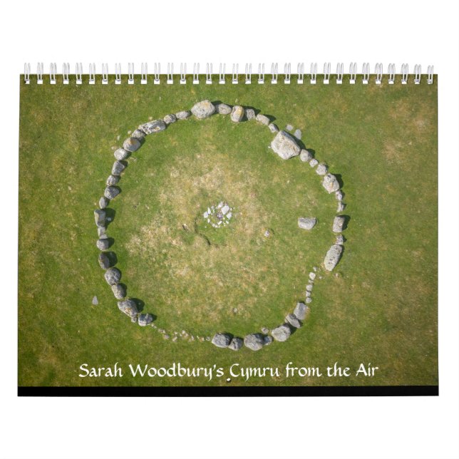 Sarah Woodbury's Cymru von der Luft Kalender (Titelbild)