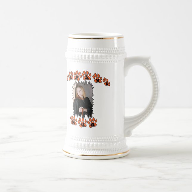 sarahmug1, Tiger - besonders angefertigt Bierglas (Rechts)