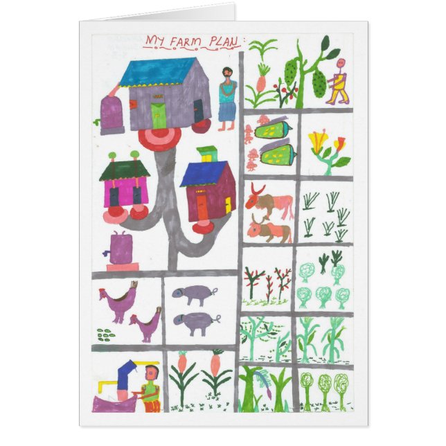 Sarahs Bauernhof-Plan (Vorne)