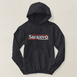 Sarajevo - Bosnien Bestickter Hoodie