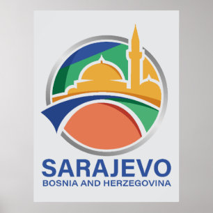 Sarajevo Bosnien und Herzegowina Poster