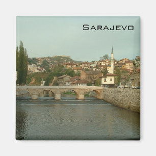 Sarajevo - lateinische Brücke Magnet