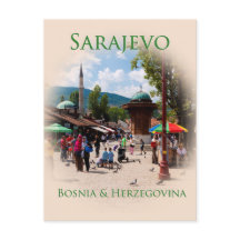 Sarajevo: Pigeon-Platz im alten Basar