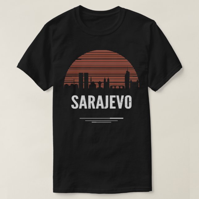 Sarajevo Skyline T-Shirt (Design vorne)