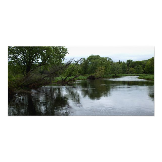 "Saranac River" Foto Adirondack River & Trees (Vorne)