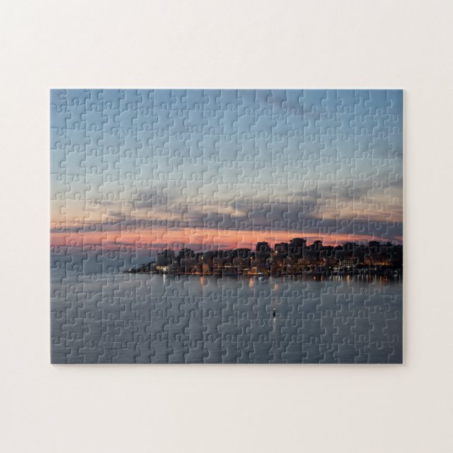 Sarande, Albanien, bei Sonnenuntergang (Horizontal)