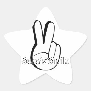 Sara's Smile Suicide Awareness Gear Stern-Aufkleber