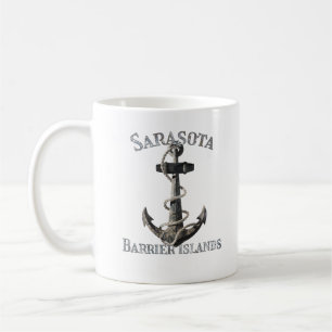 Sarasota Barrier Islands Florida Vacation Nautic Kaffeetasse