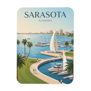 Sarasota Bayfront Park USA Magnet