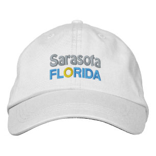 SARASOTA BESTICKTE BASEBALLKAPPE