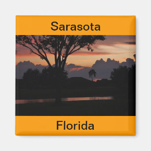 Sarasota, Florida Sunset über dem Lago Magnet