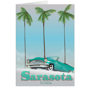 Sarasota Florida Vintages Reiseplakat