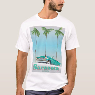 Sarasota Florida Vintages Reiseplakat T-Shirt