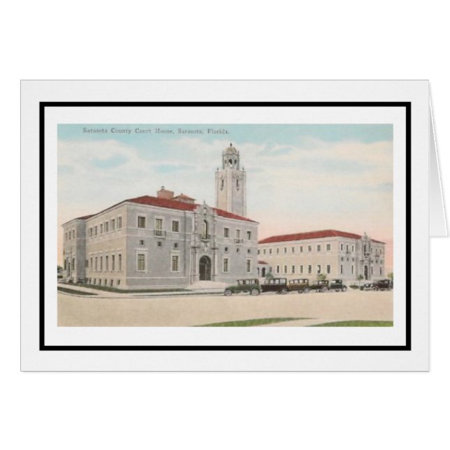 Sarasota Landkreis Courthouse (Vorderseite (Horizontal))