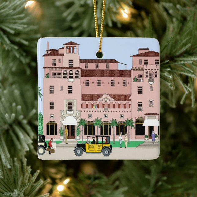 Sarasota Ringling Hotel Keramikornament (Baum)