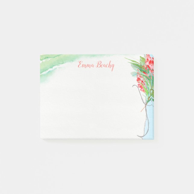 Sarasota Shore Bouquet Post-it Klebezettel (Vorderseite)