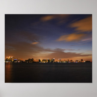 Sarasota Skyline Poster