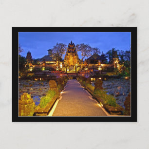 Saraswati Temple, Ubud Bali Indonesien Postkarte