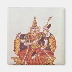 Saratheswathee, hindische Göttin des Lernens Magnet