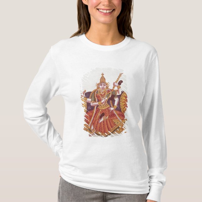 Saratheswathee, hindische Göttin des Lernens T-Shirt (Vorderseite)