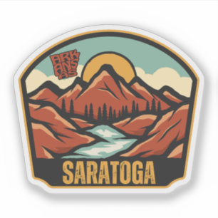 Saratoga, Arkansas Aufkleber