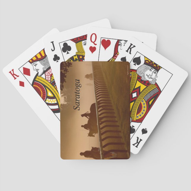 Saratoga Morning Cards Spielkarten (Rückseite)