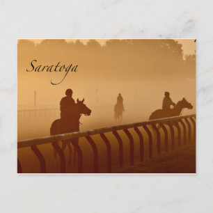 Saratoga - Rider im Sumpf des Sonnenaufgangs Postkarte