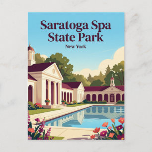 Saratoga Spa State Park USA Postkarte
