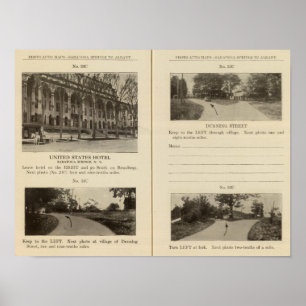 Saratoga Springs Dunning Street Poster