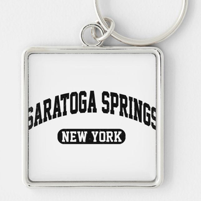 Saratoga Springs New York Schlüsselanhänger (Vorne)
