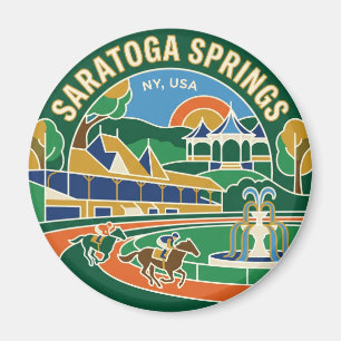Saratoga Springs, NY, USA USA Magnet