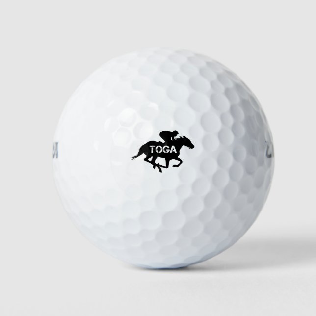 Saratoga Springs Racing Horse Golfball (Vorderseite)
