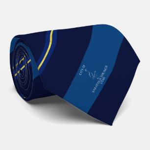 Saratoga Springs (Utah) city flag Neck Tie Krawatte