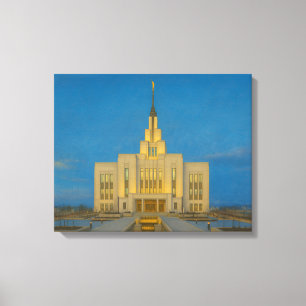 Saratoga Springs Utah Temple Painting™ LDS Leinwan Leinwanddruck