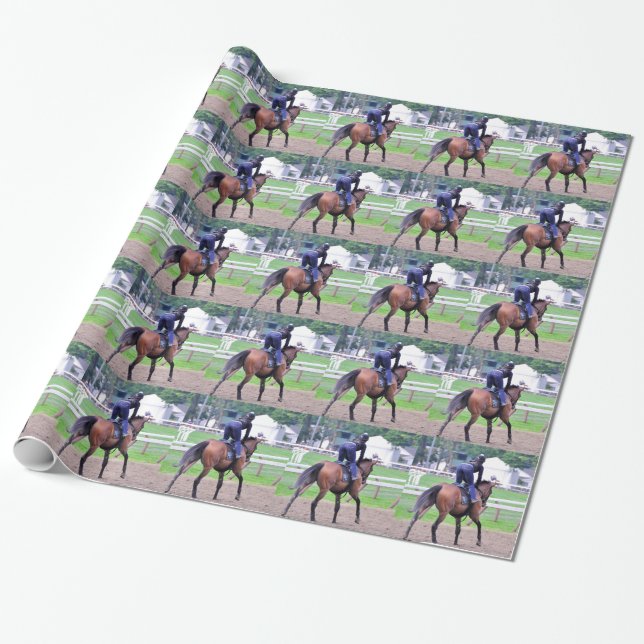 Saratoga Trainings seit 1863 Geschenkpapier (Ungerollt)