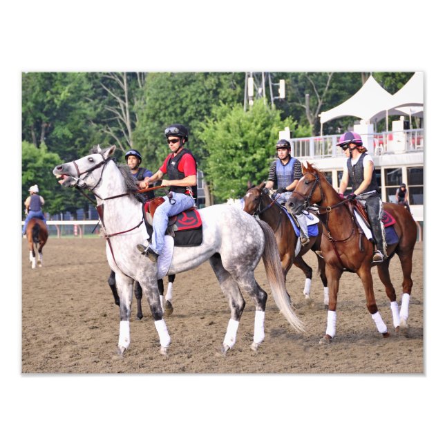 Saratoga Workouts seit 1863 Fotodruck (Vorne)