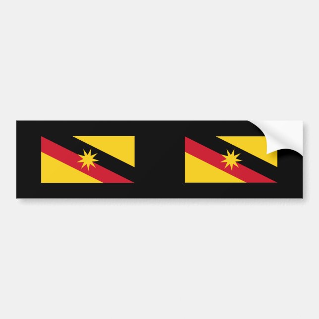 Sarawak, Malaysia Autoaufkleber (Vorne)