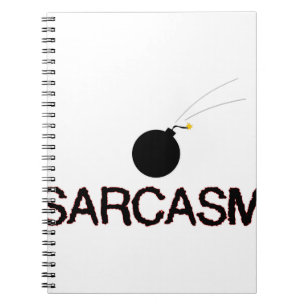 Sarcasm Bombed Notizblock