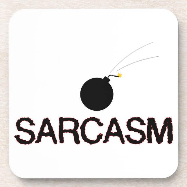 Sarcasm Bombed Untersetzer (Vorderseite)