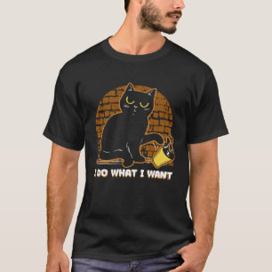 Sarcasm Cat Snarky Sarcastic Irony I Do, was ich W T-Shirt