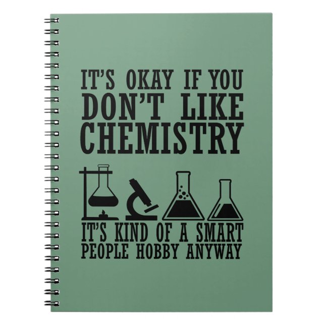 Sarcasm Chemie lustige Zitate von Chemiker Notizblock (Vorderseite)