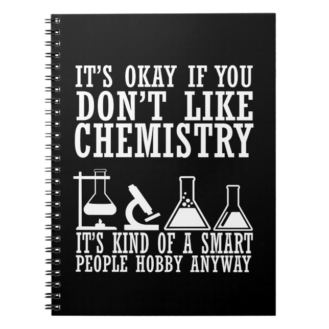 Sarcasm Chemie lustige Zitate von Chemiker Notizblock (Vorderseite)
