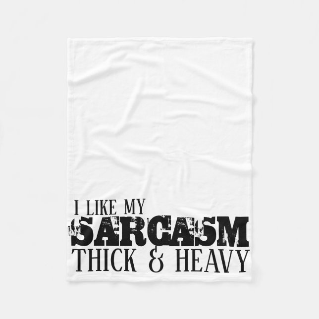Sarcasm Diick & Heavy Fleecedecke (Vorderseite)