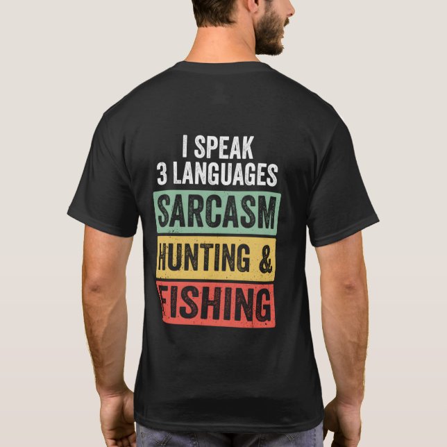 Sarcasm Junting Mens Funny Sprichwort T-Shirt (Rückseite)