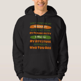 Sarcasm Lover Funny verwirft meine Persönlichkeit  Hoodie