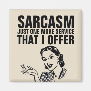 SARCASM RETRO MAGNET FEMME