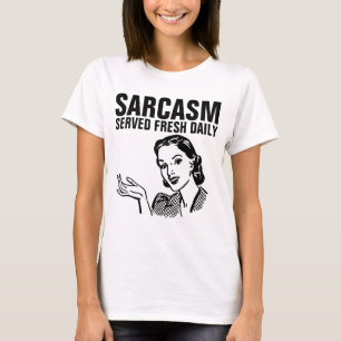 SARCASM SERVÉ DES T-shirts MOM FRAIS QUOTIDIENS