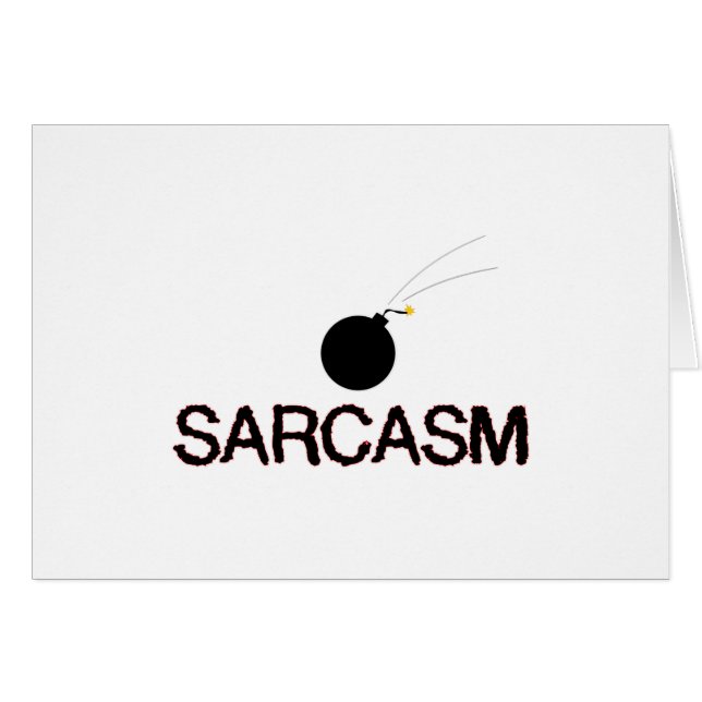 Sarcasme bombardée (Devant horizontal)